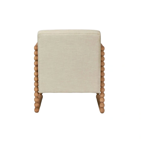 Santiago Oak Armchair - Natural/Linen