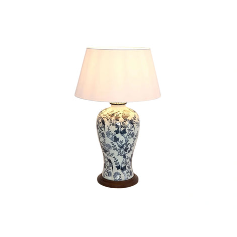 Abigail Ceramic Table Lamp with Ivory Lamp Shade