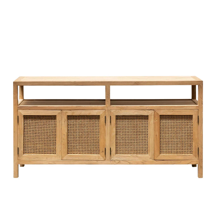 Beverley Sideboard - Natural with Rattan Doors