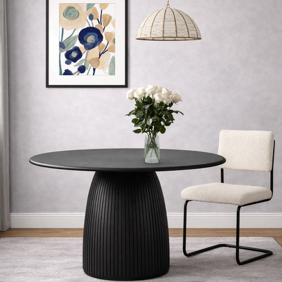 Blue Poppy Cascade II – Black Frame