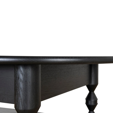 Cameo Oval Coffee Table - Black