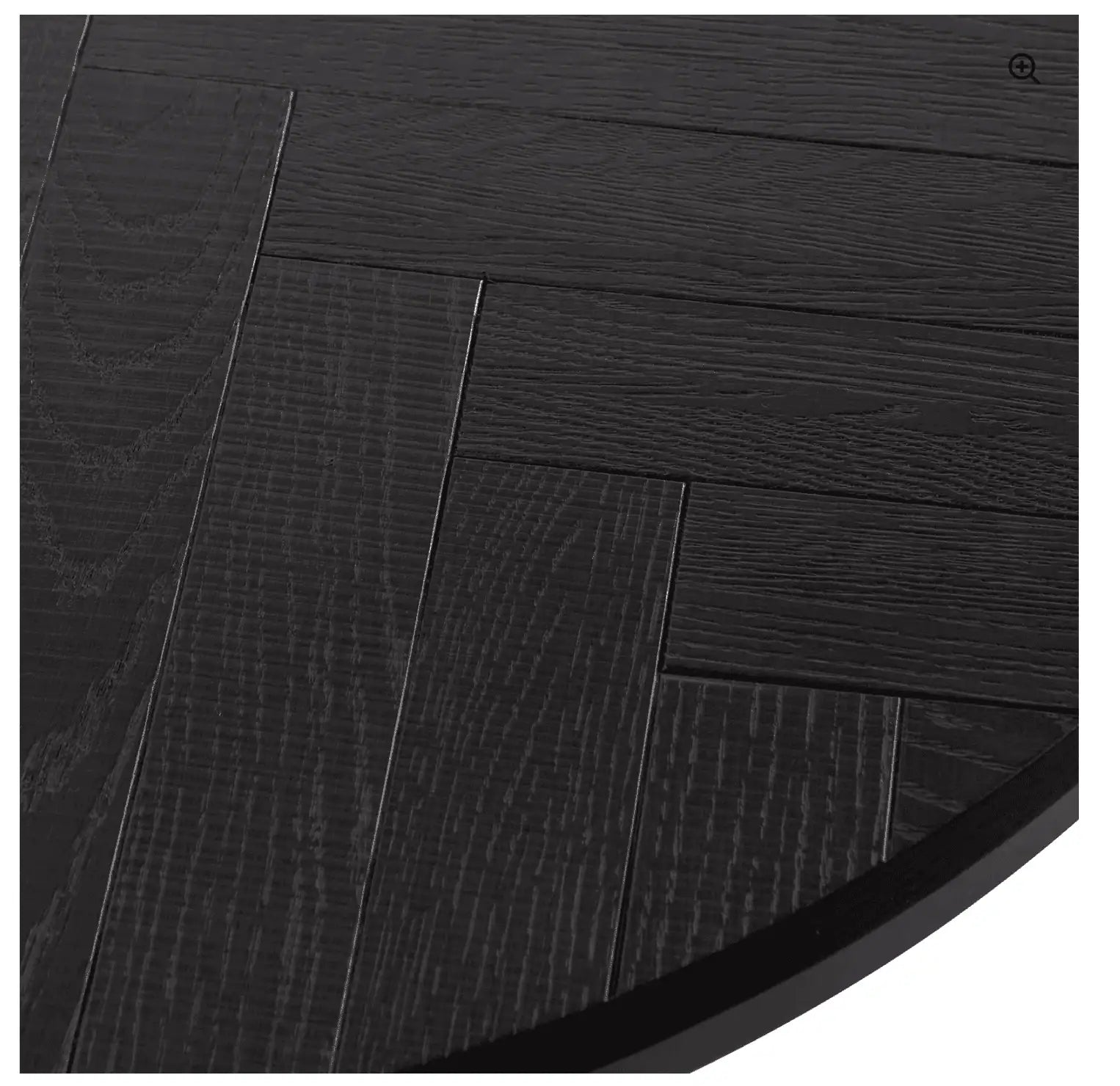 Denise Round Coffee Table - Peppercorn and Brass