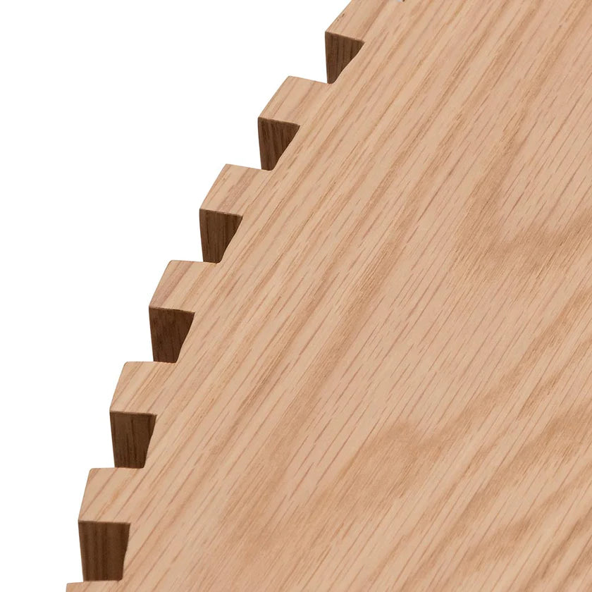 Dellen Solid Look Round Coffee Table - Natural