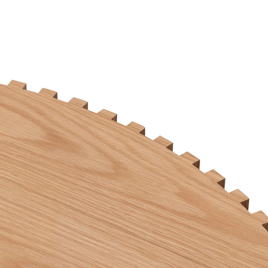 Dellen Solid Look Round Coffee Table - Natural