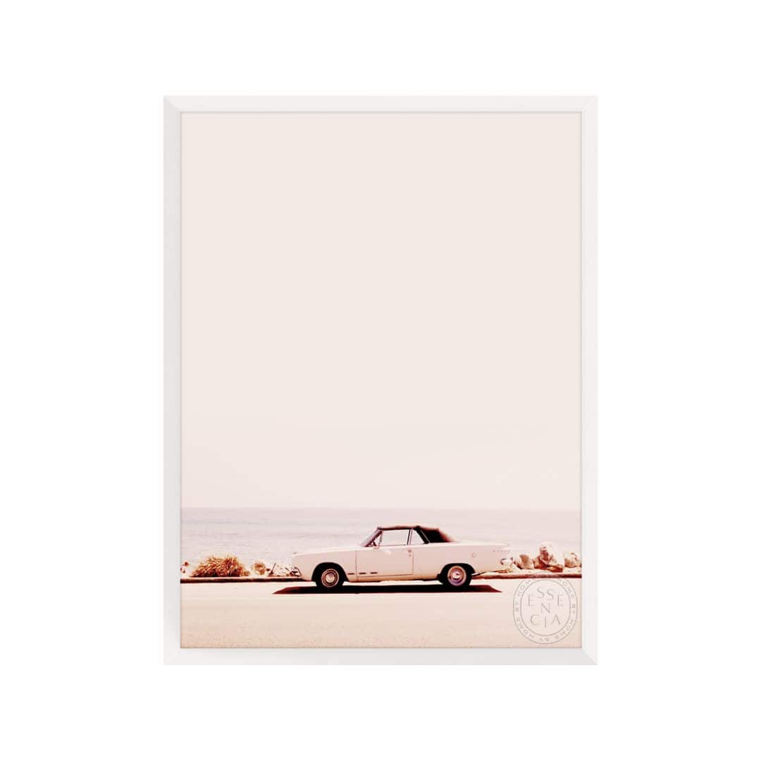 CALIFORNIA COAST - White Frame