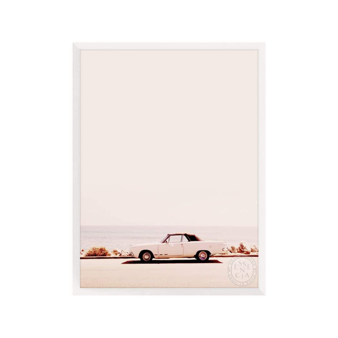 CALIFORNIA COAST - White Frame
