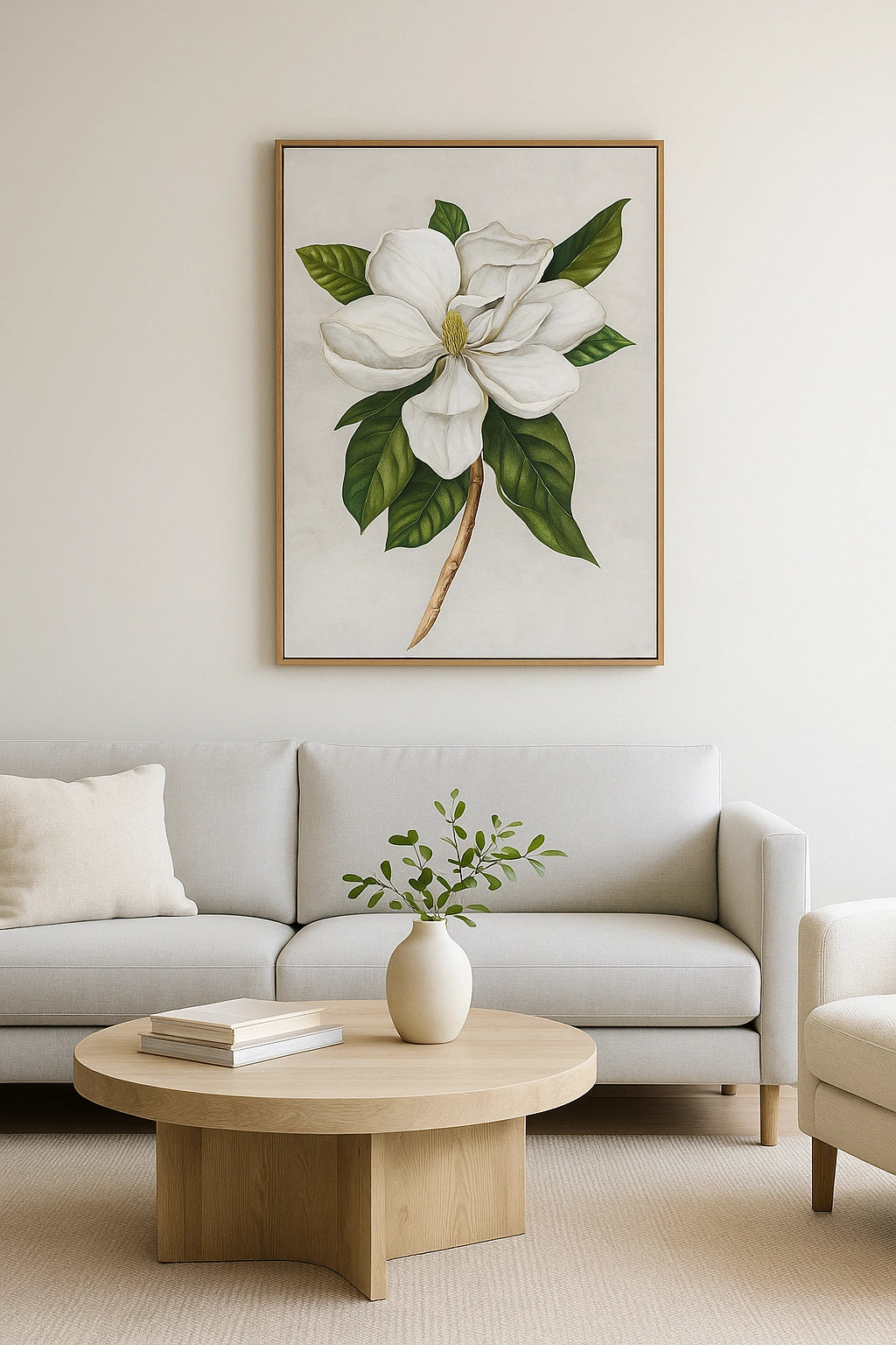 Pearly Beauty I – Natural Canvas