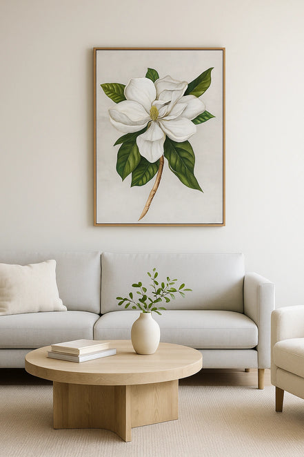 Pearly Beauty I – Natural Canvas