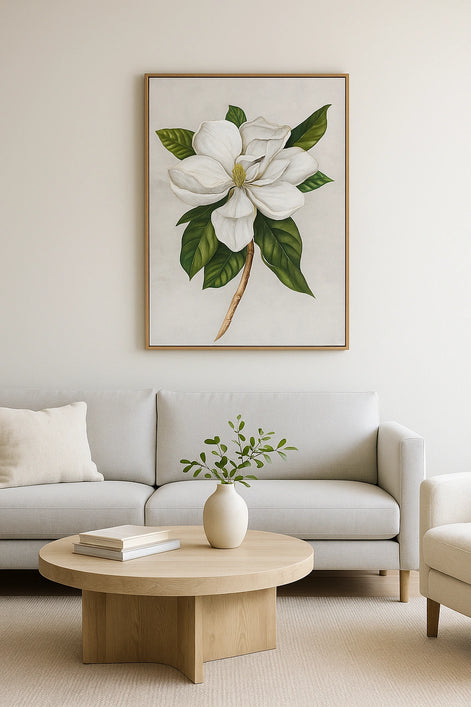 Pearly Beauty I – Natural Canvas