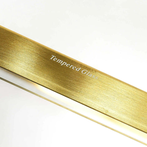 Nubia Glass and Gold Console Table