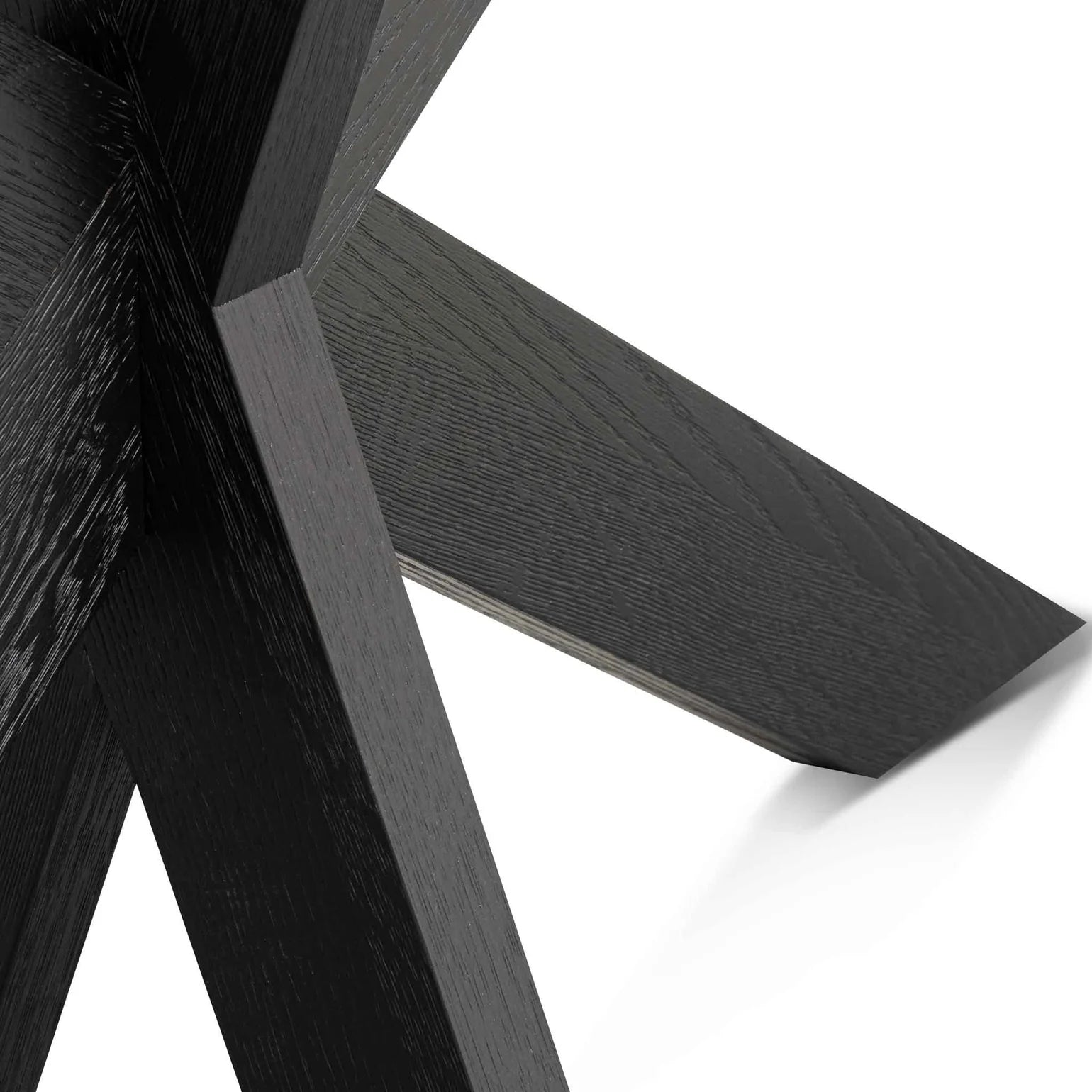 Olivia Console Table - Textured Espresso Black