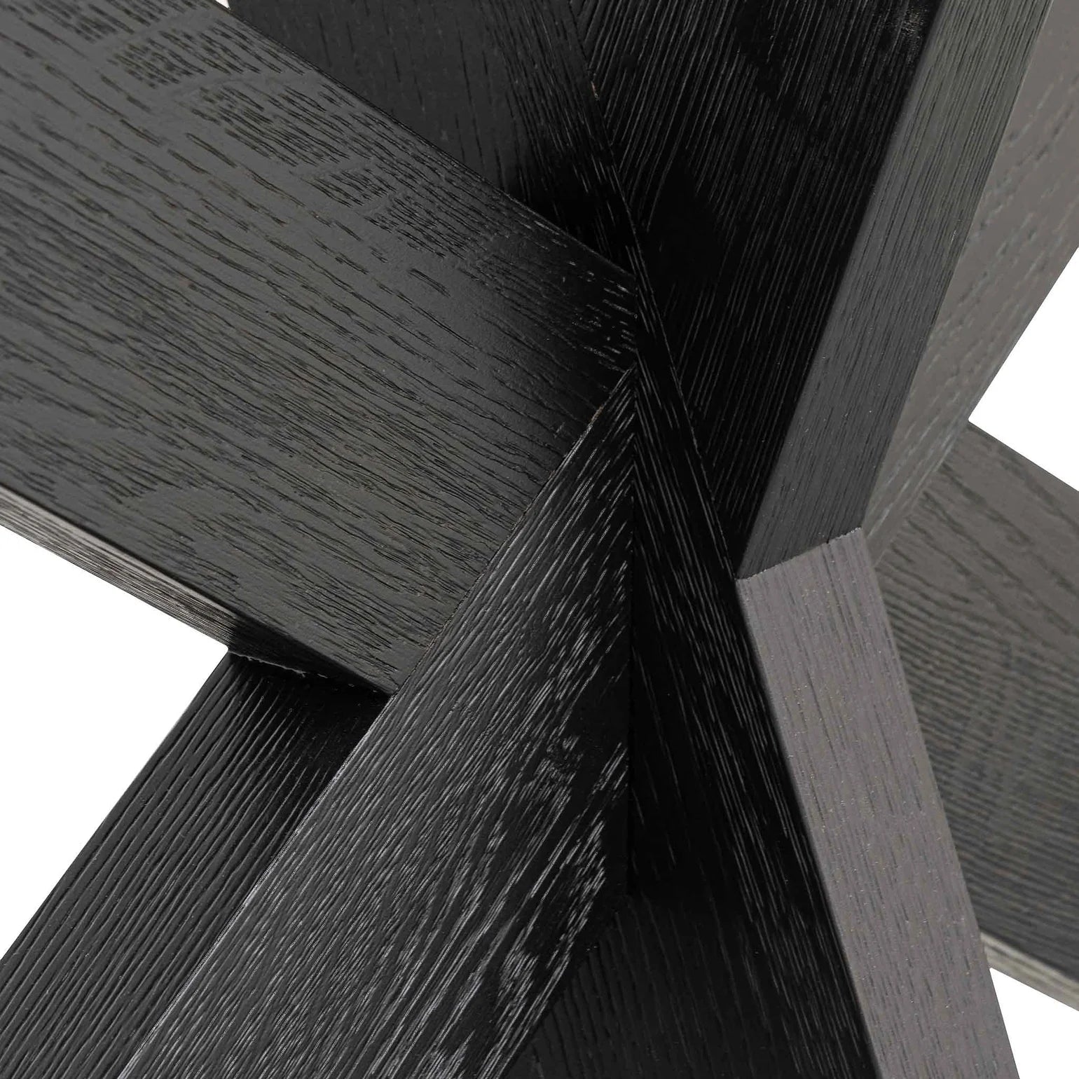 Olivia Console Table - Textured Espresso Black