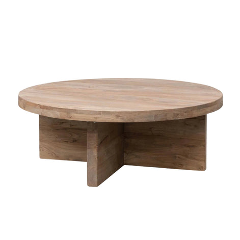 Mercedes Round Coffee Table - Natural