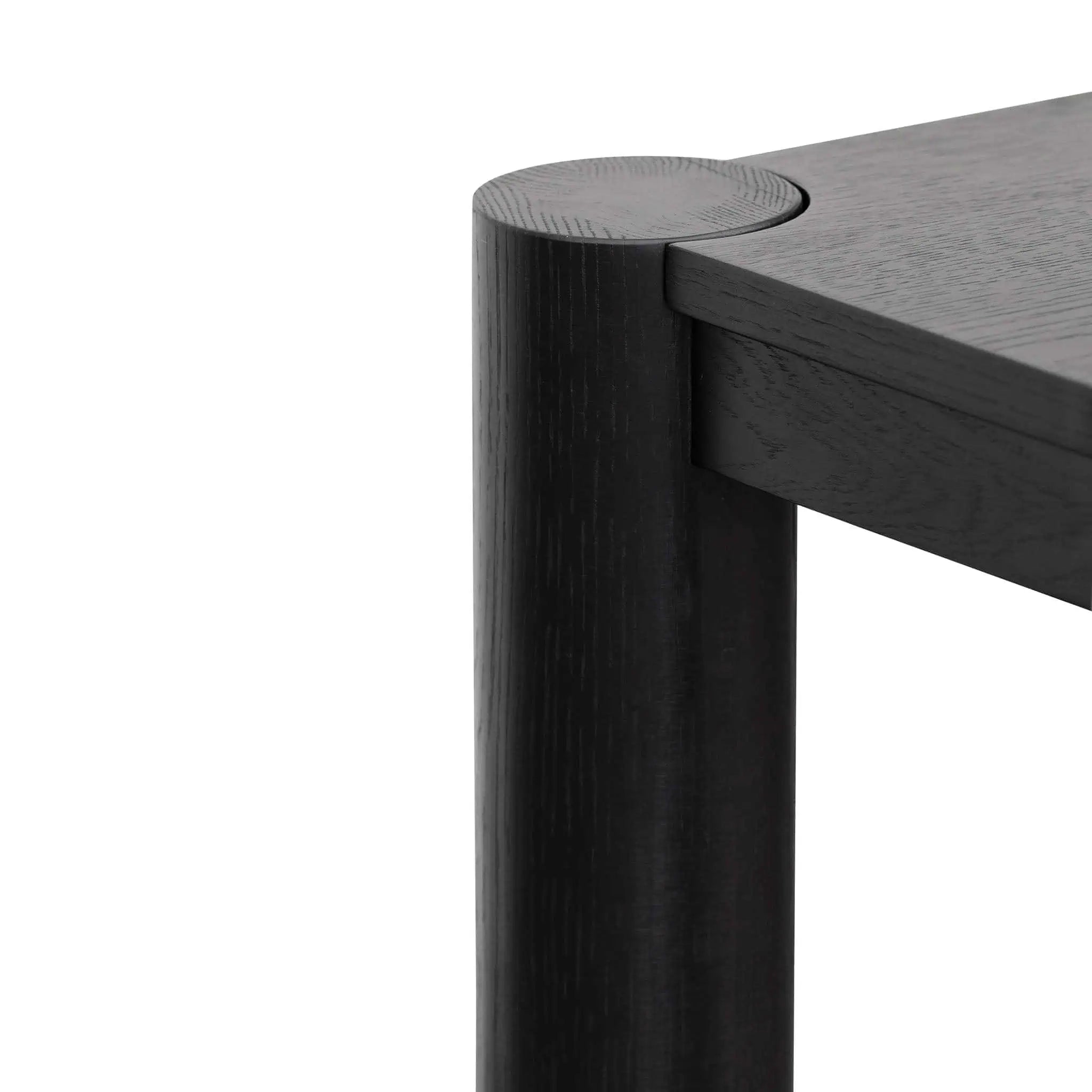 Otis Contemporary Console Table - Black