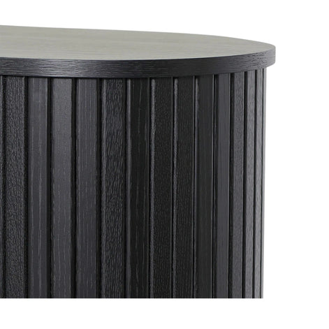 Emma Wooden Storage Cabinet - Black