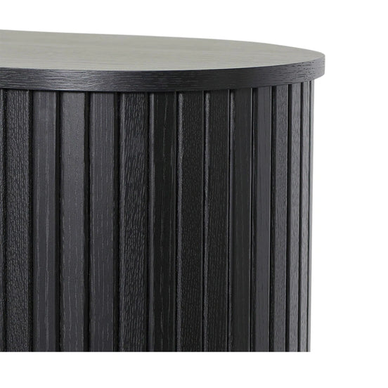 Emma Wooden Storage Cabinet - Black