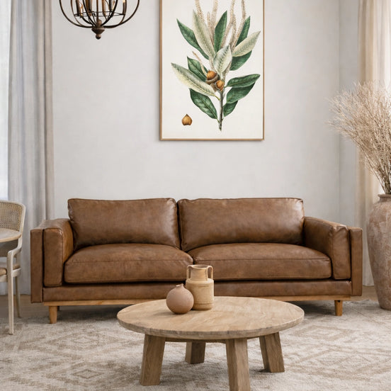 Dense Flowered Oak – Natural Canvas