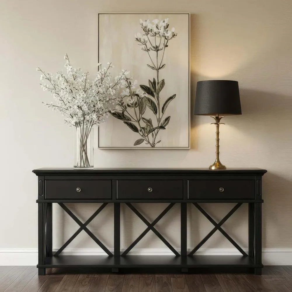 Bahama Table Lamp Base - Small Brass