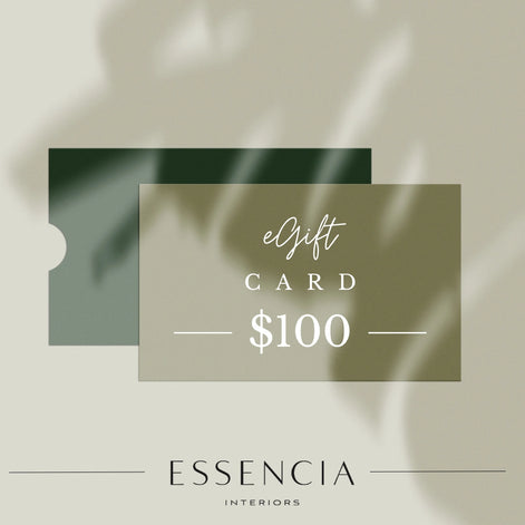 Essencia Interiors eGift Card premium interior design and home décor gift voucher