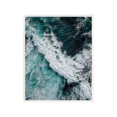 From Above 9 – White Frame