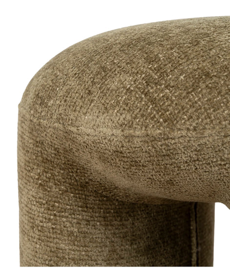 Gloria Round Ottoman - Lila Olive