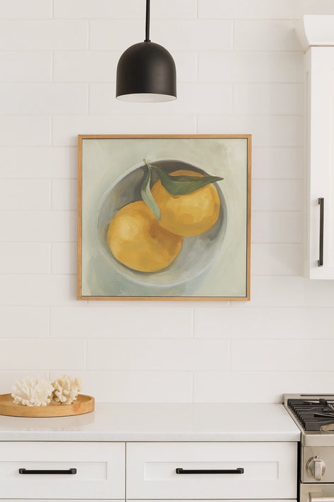 Fruit Bowl II – White Canvas