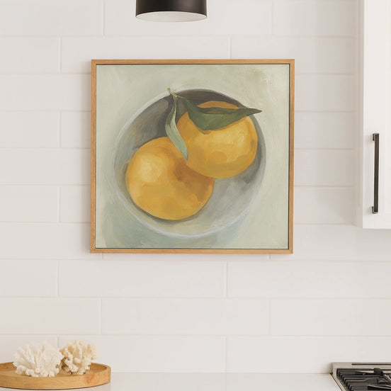 Fruit Bowl II – White Canvas