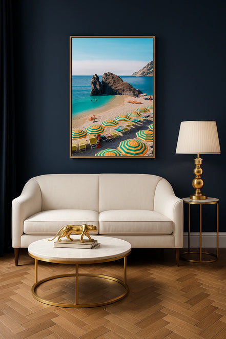 Chairs and Umbrellas – Natural Canvas