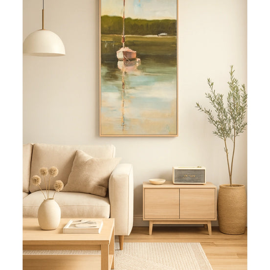 Calm Waters - Natural Canvas