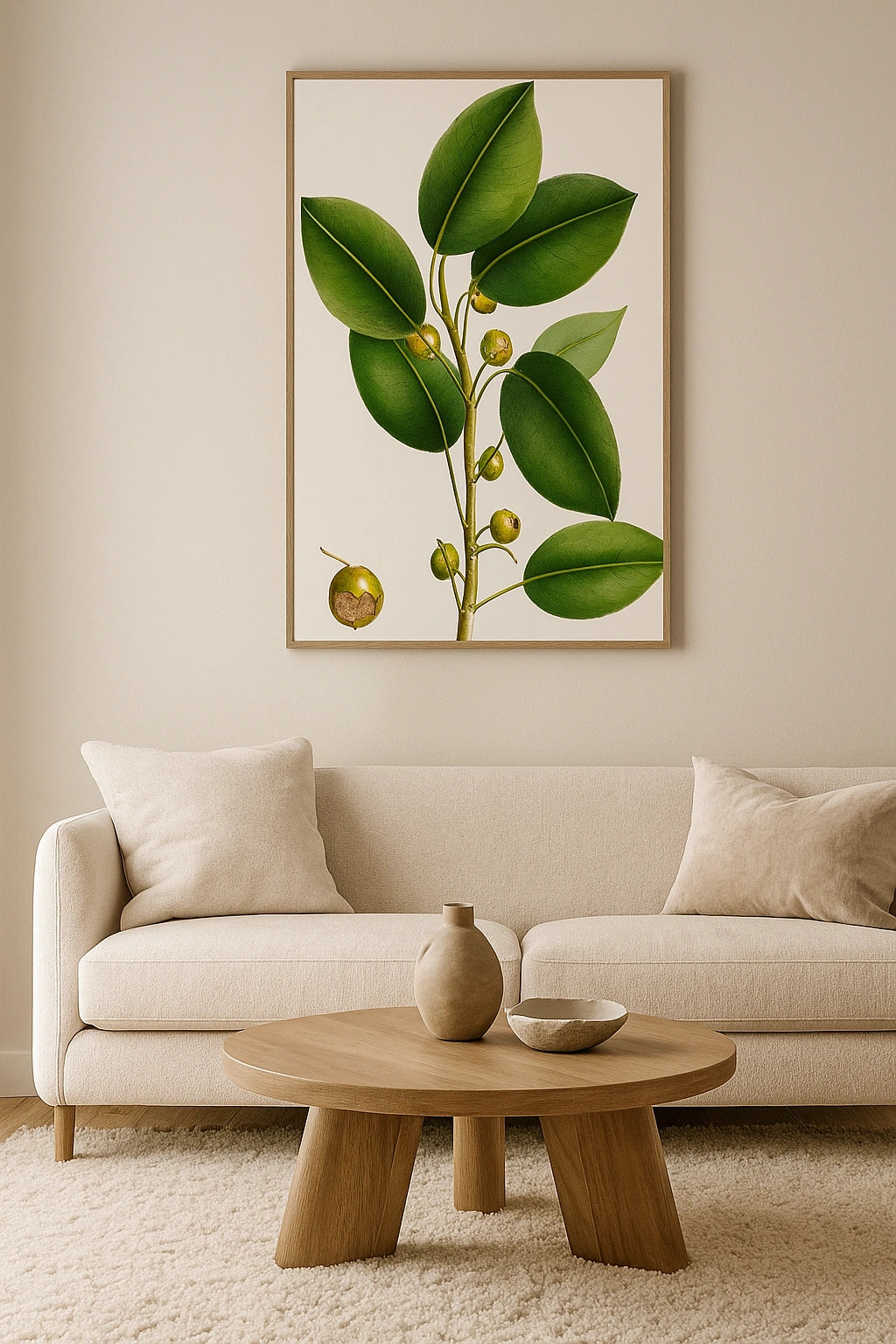 Cherry Fig Tree – Natural Canvas