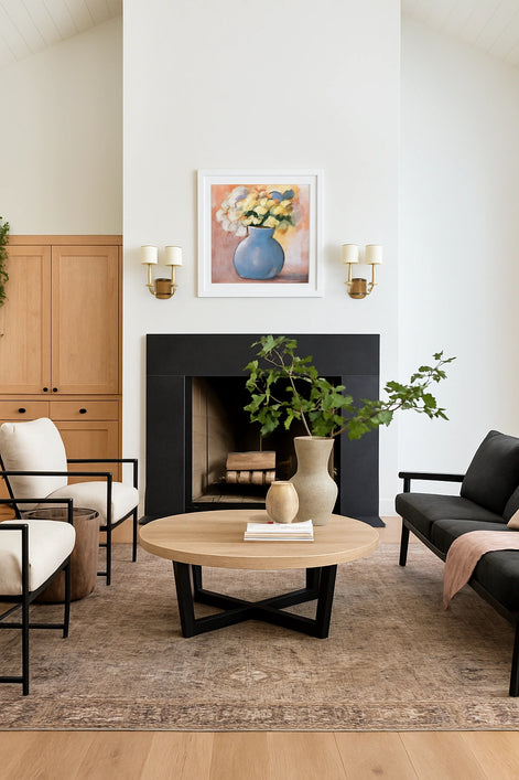 Be Here Now – White Frame