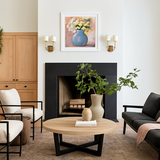 Be Here Now – White Frame