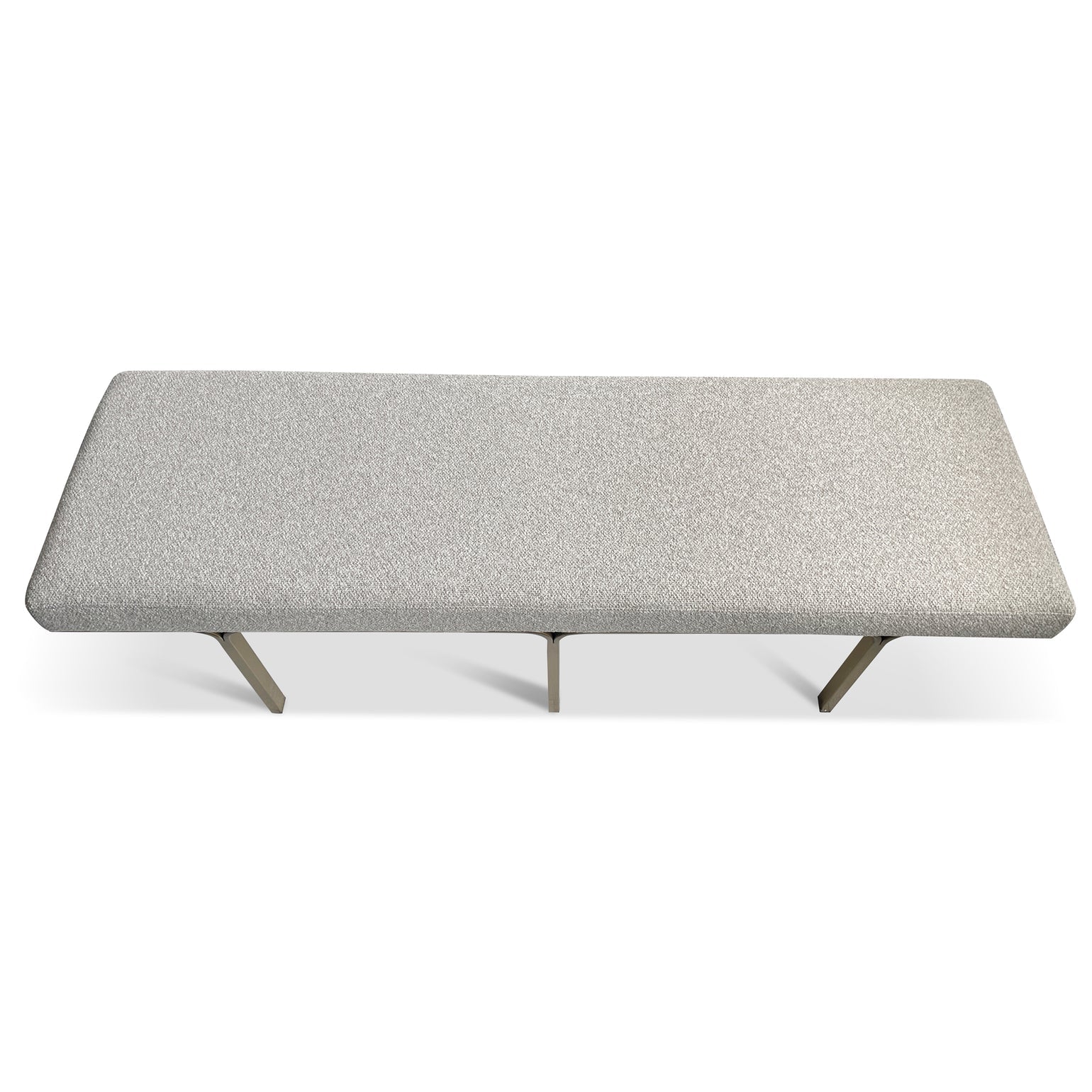 Gordon Brushed Gold Bench -  Clay Grey