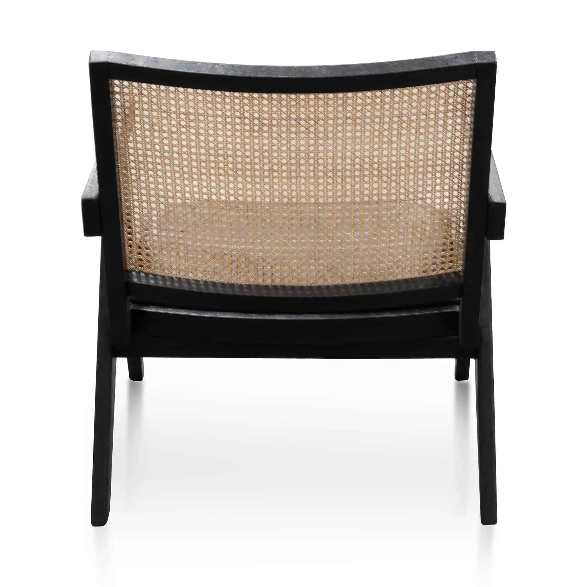 Flint Rattan Armchair - Black