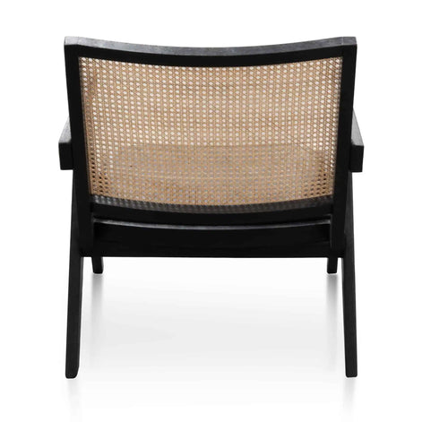 Flint Rattan Armchair - Black
