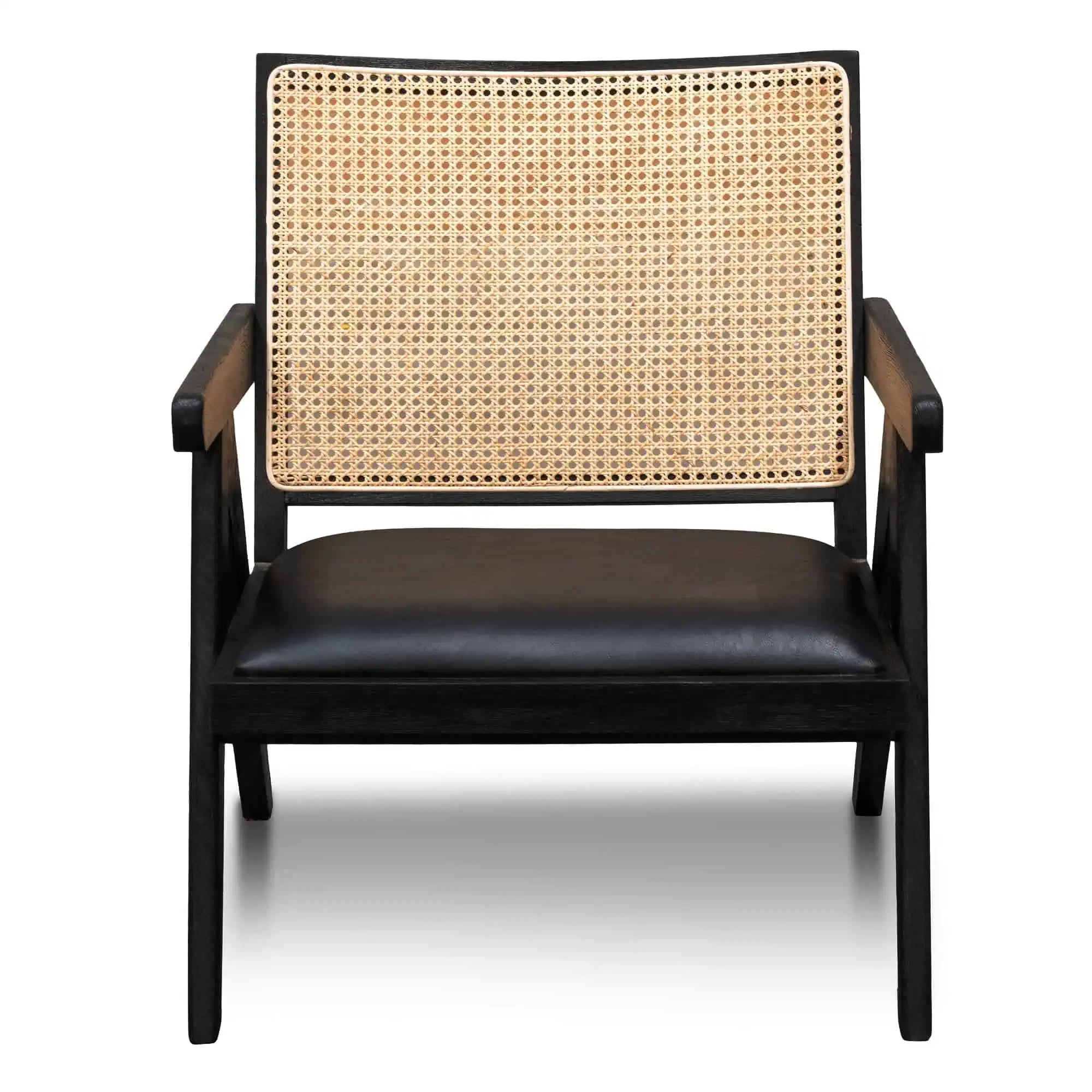 Flint Rattan Armchair - Black