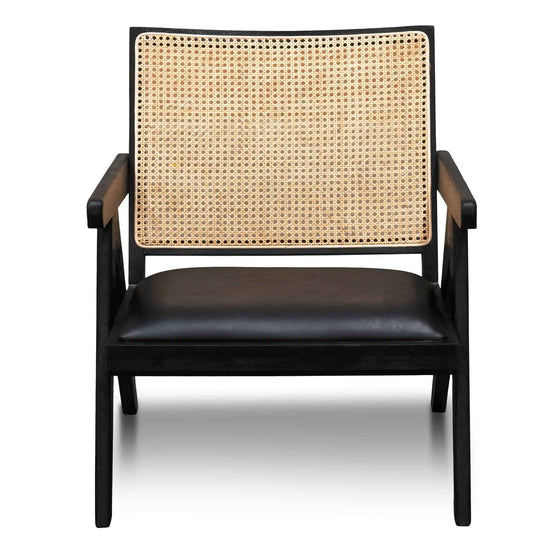 Flint Rattan Armchair - Black