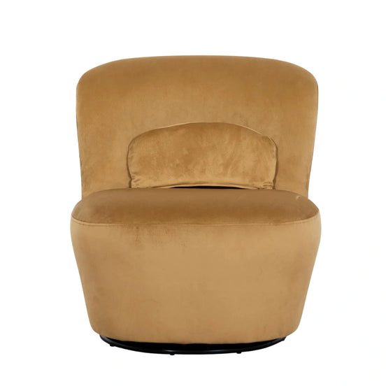 Lynette Swivel Chair - Mustard
