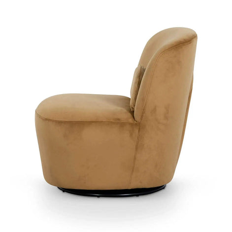 Lynette Swivel Chair - Mustard