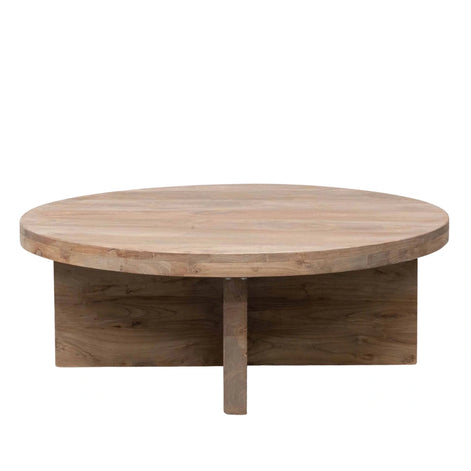 Mercedes Round Coffee Table - Natural
