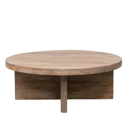 Mercedes Round Coffee Table - Natural