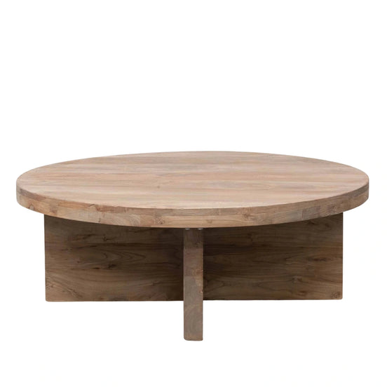 Mercedes Round Coffee Table - Natural