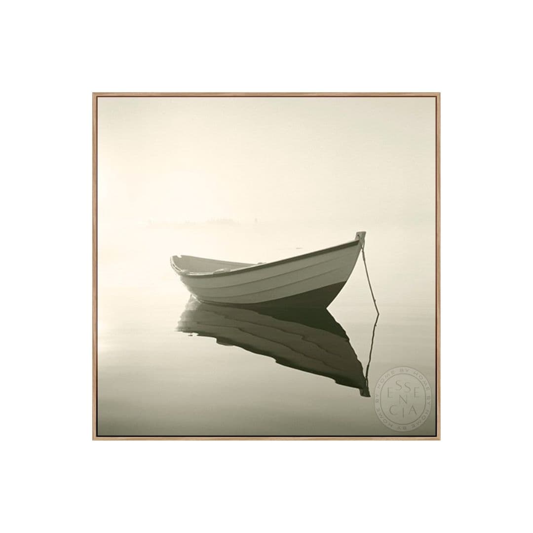 MORNING MIST II - 84x84cm | Natural Canvas