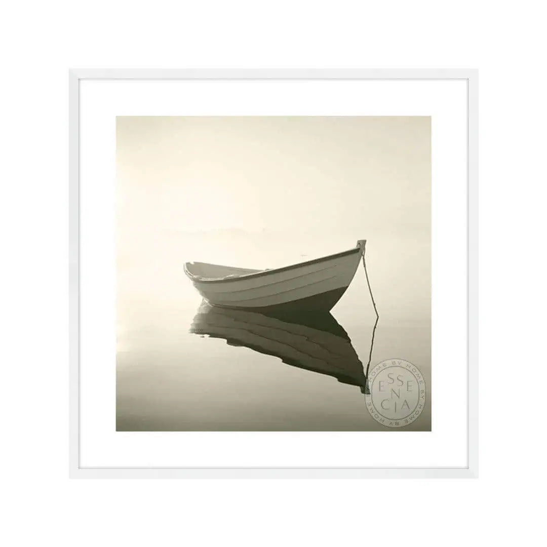 Morning Mist II – White Frame