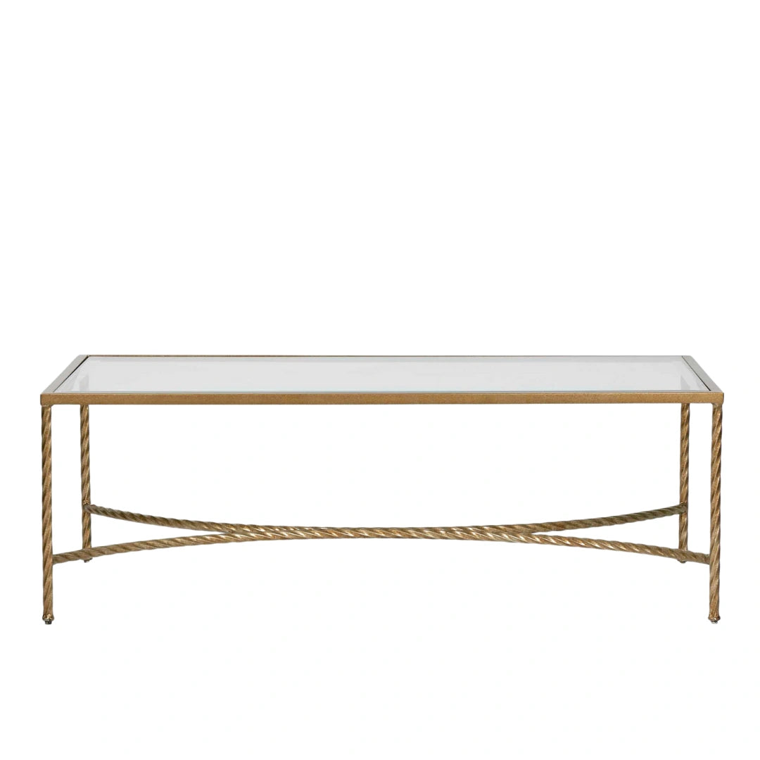 Palais Rectangular Coffee Table - Gold