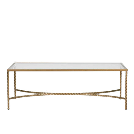 Palais Rectangular Coffee Table - Gold