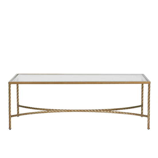 Palais Rectangular Coffee Table - Gold
