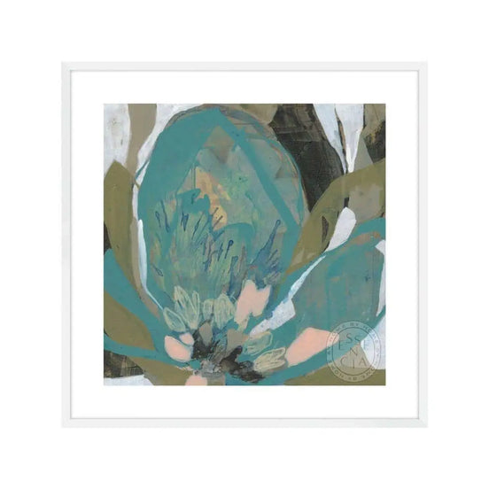 Petal Puzzle I – White Frame