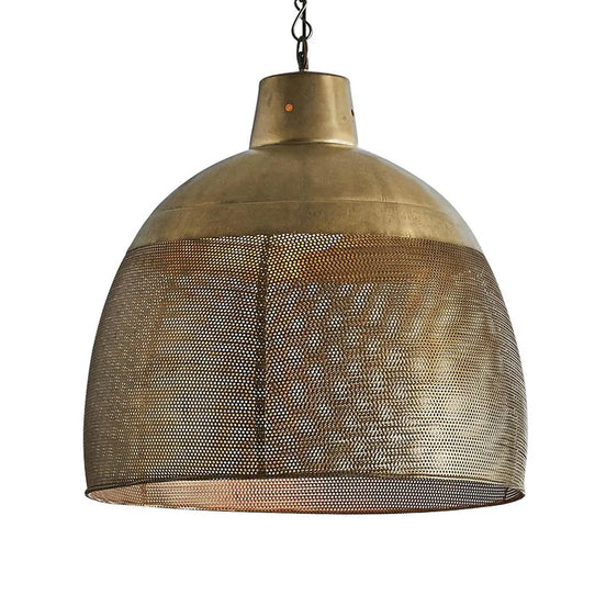 Riva Antique Brass Pendant - Large