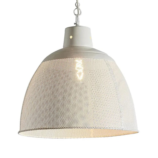 Riva Matt White Pendant  - Large